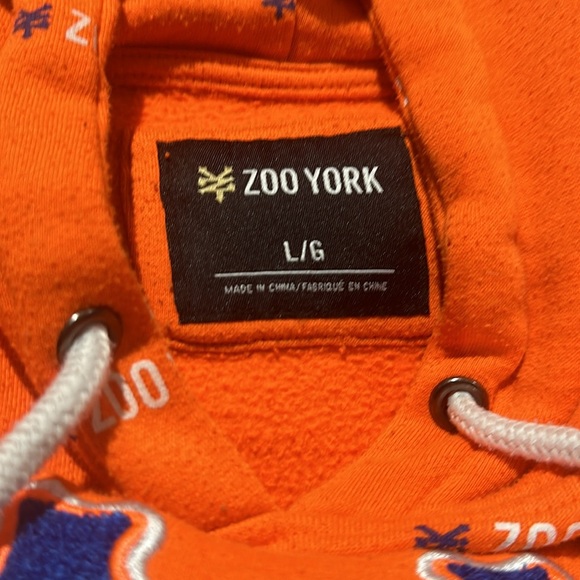 Zooyork, orange hoodie.. men’s large. - Picture 2 of 2
